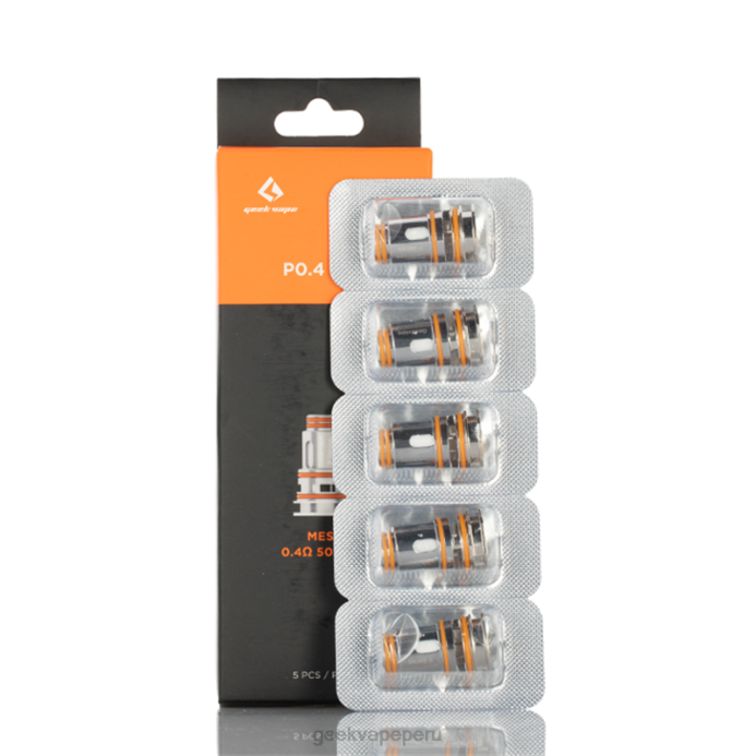 GeekVape Buy Online - GeekVape 5 unids/pack bobina serie p p0,4 ohmios 4NDP15