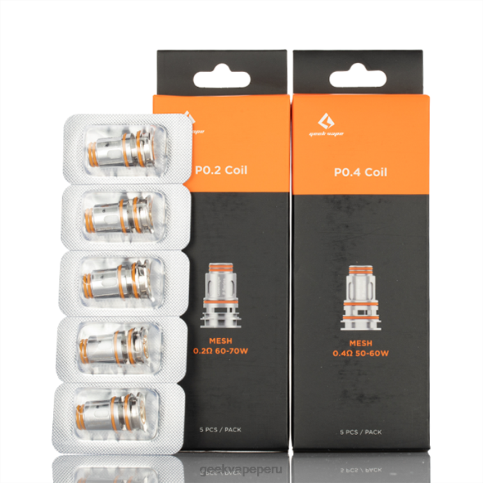 GeekVape Store - GeekVape 5 unids/pack bobina serie p p0,5 ohmios 4NDP16