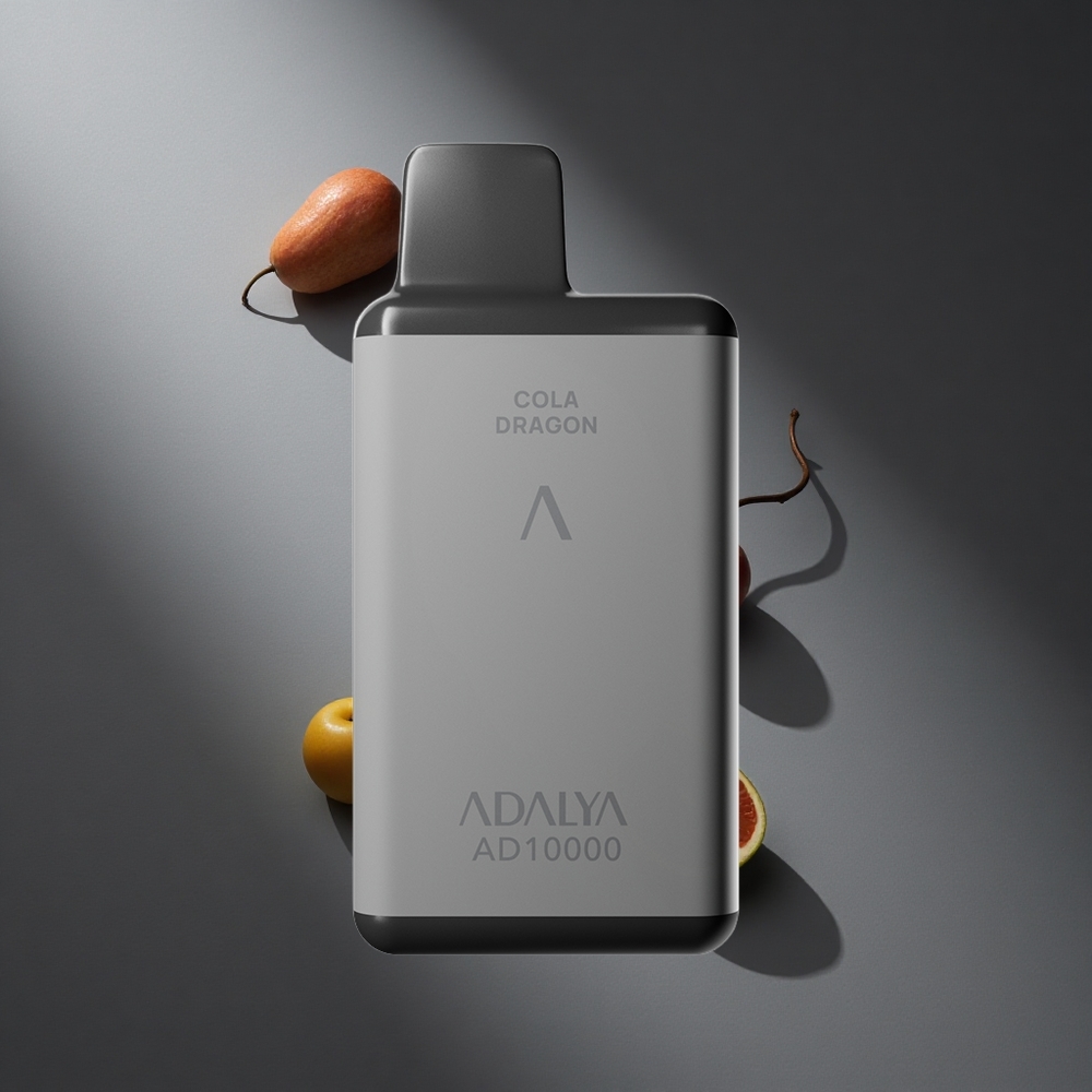 Espacio gris ADALYA AD 10000 caladas 14 ml recargable USB-C Peru wholesale