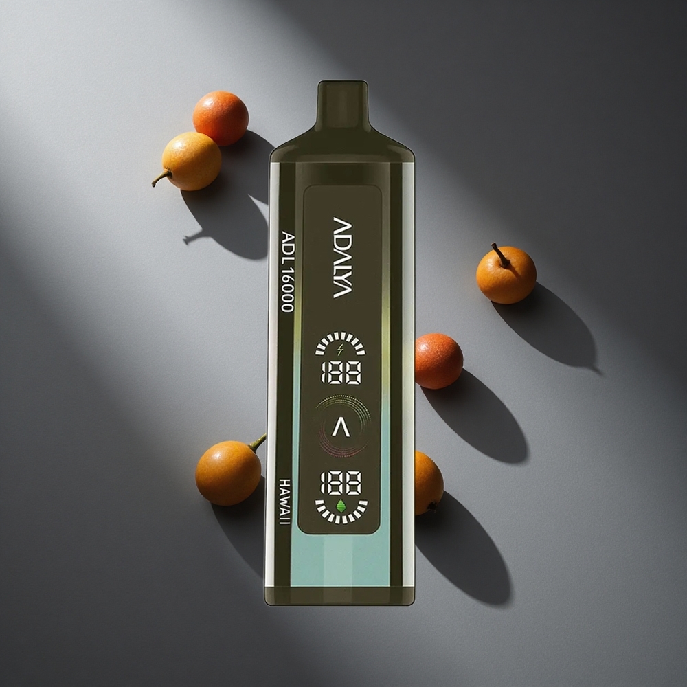 Combinación de Colores Gradiente Adalya ADL 16000 PRO Puffs Vape Desechable con Pantalla Digital y Batería Recargable Peru wholesale