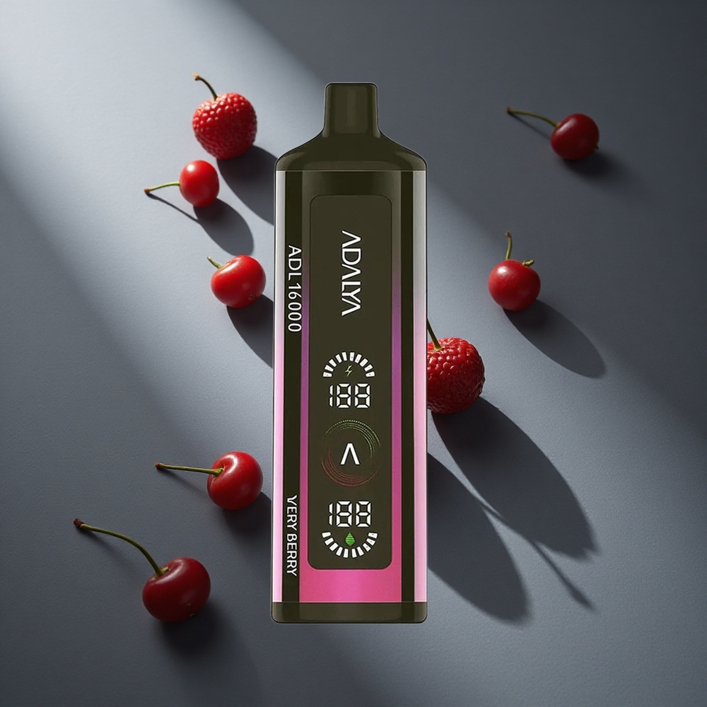 Muy Baya Adalya ADL 16000 PRO Puffs Vape Desechable Pantalla Digital y Carga USB-C Peru wholesale