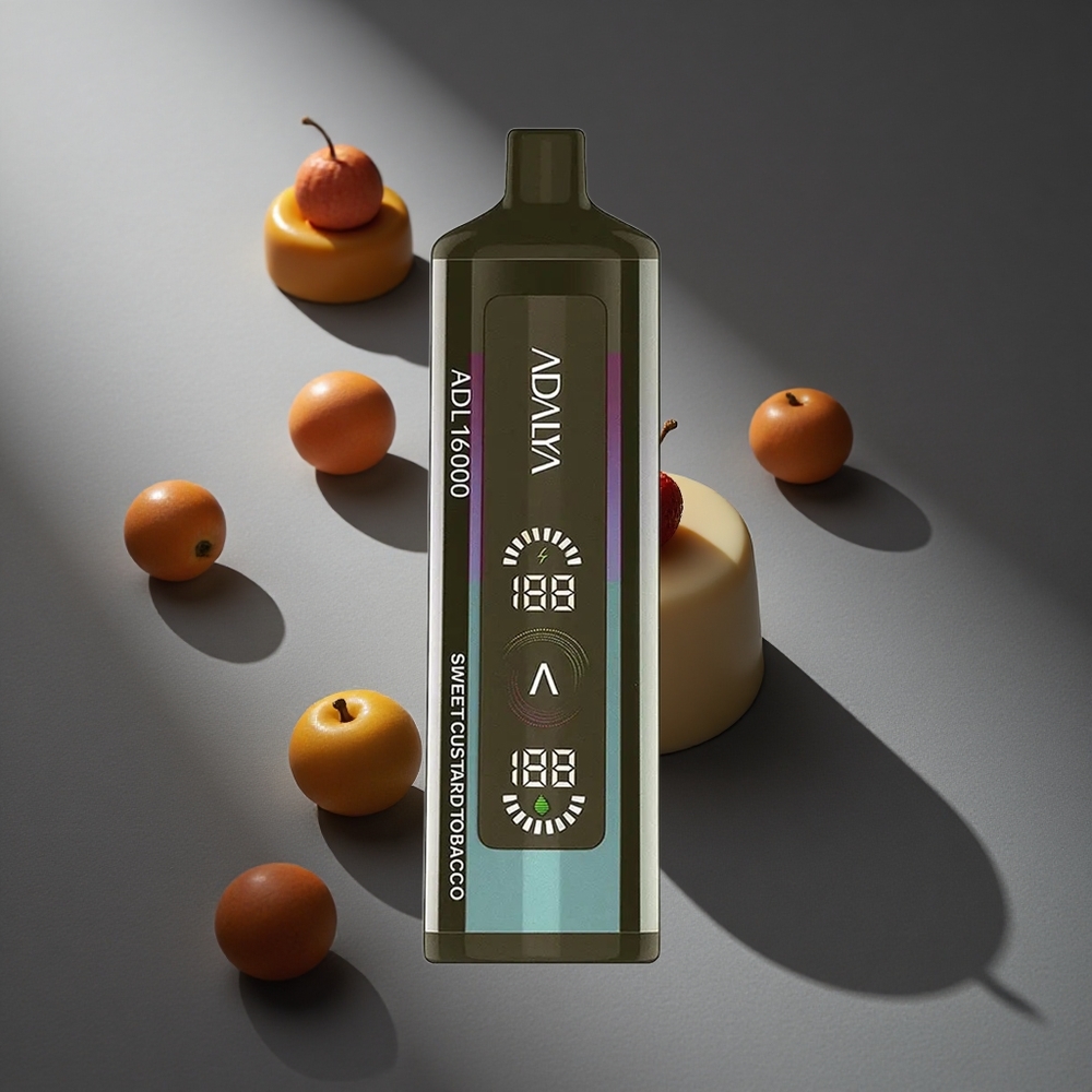 Tabaco Crema Dulce Adalya ADL 16000 PRO Puffs Pantalla Digital Bobina Inteligente Peru wholesale