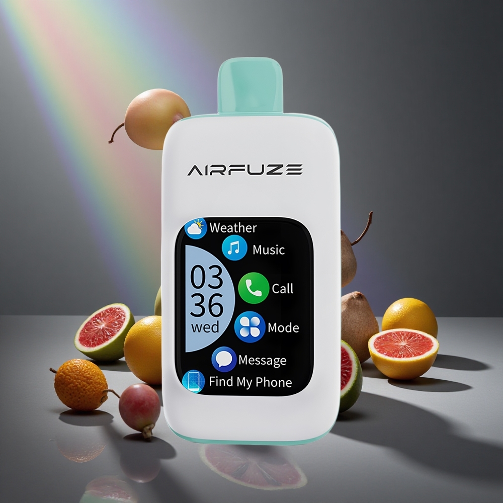 Fruta Arcoíris Explosión AirFuze Smart 30000 Puffs 5% Nicotina Pantalla Táctil Peru wholesale