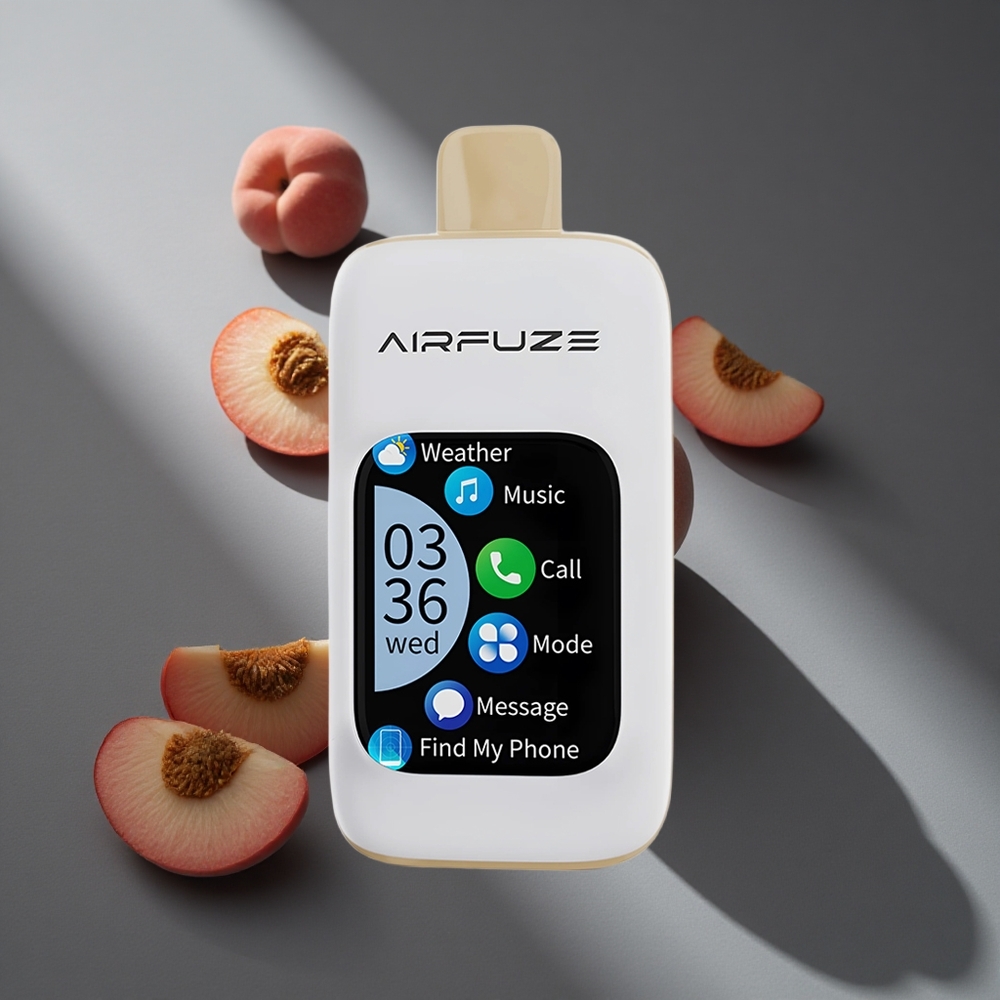 Melocotón Jugoso AirFuze Smart Pro 40000 Caladas Batería Recargable 900mAh Pantalla Táctil Peru wholesale