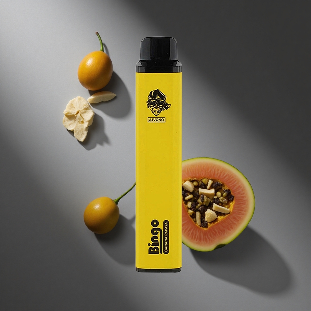 Plátano Papaya Aivono AIM BINGO 4000 Puffs 10 mL 1000mAh Peru wholesale