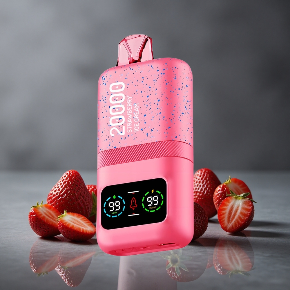 Fresa Crema Aivono Aim Magic 20000 Puffs Pantalla LCD y Batería Recargable Peru wholesale