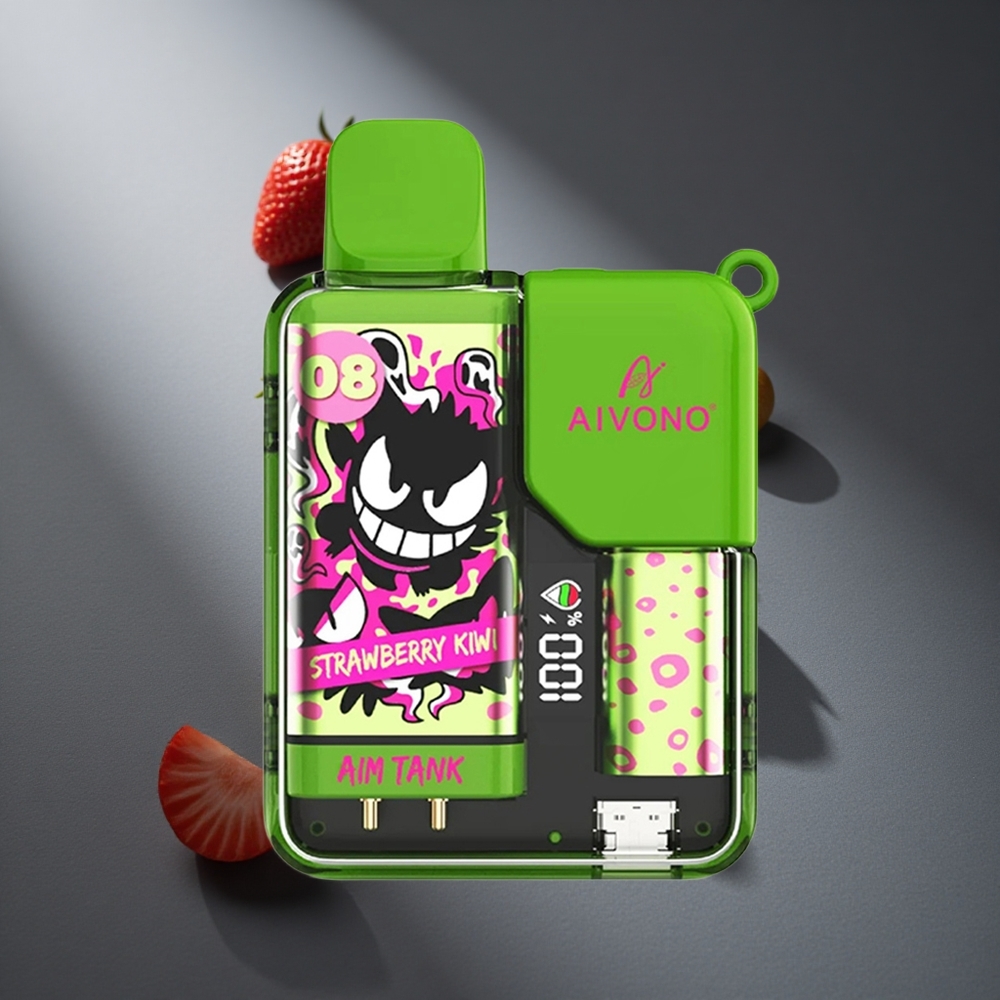 Fresa Kiwi Aivono AIM-TANK 9500 Puffs 18ml Capacidad 650mAh Batería Peru wholesale