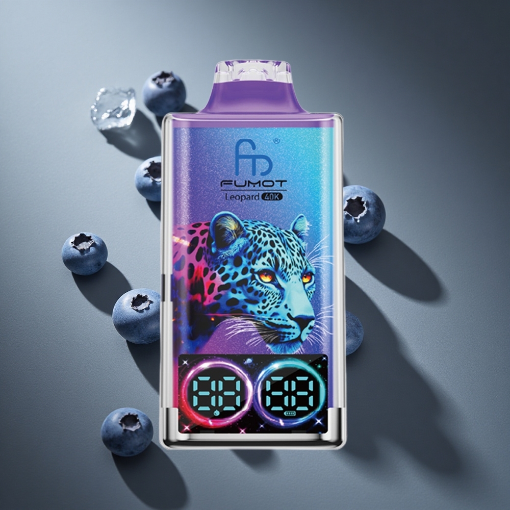 Arándano Azul en Hielo Fumot Leopard 40K Puffs Batería 700mAh Carga Tipo-C Peru wholesale