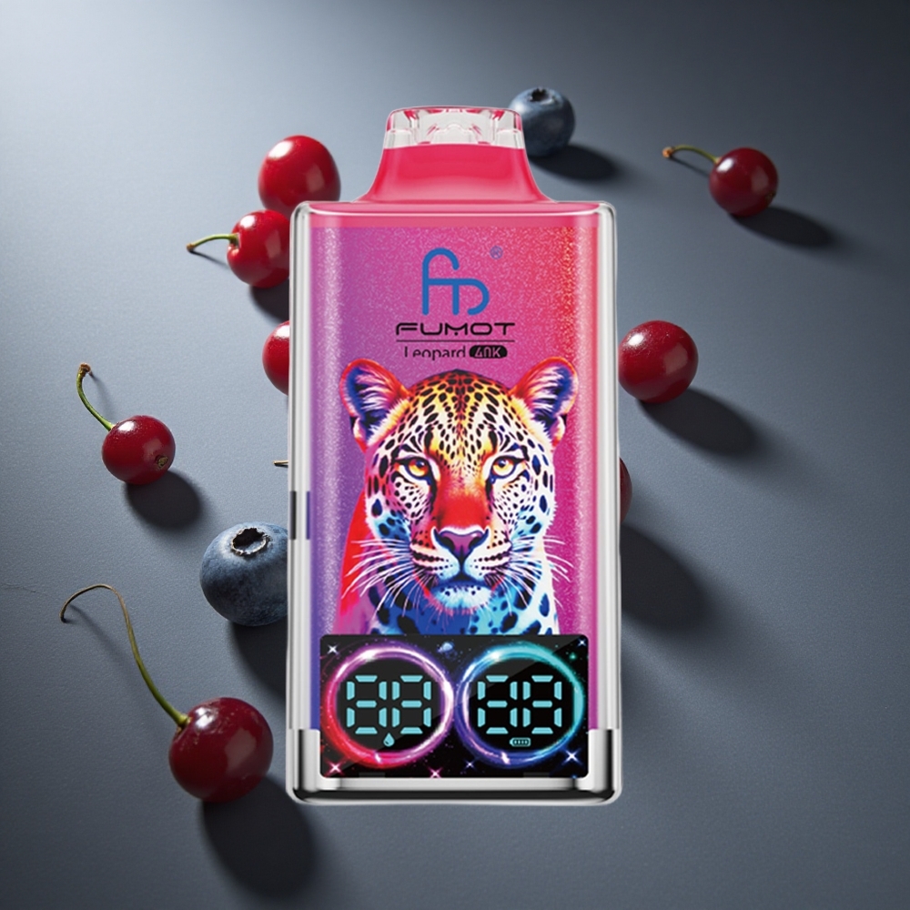 Arándano Cereza Fumot Leopardo 40000 Caladas Batería 700mAh Tipo-C Carga Peru wholesale
