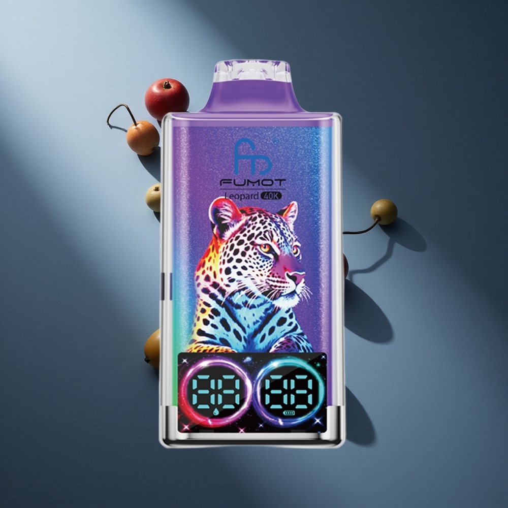 Azul Fumot Leopard 40K Puffs Batería 700mAh Carga Tipo-C Pantalla Digital Peru wholesale