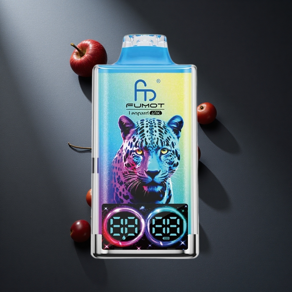 Dragón Negro Helado Fumot Leopardo 40000 Caladas Batería 700mAh Dual Malla Peru wholesale