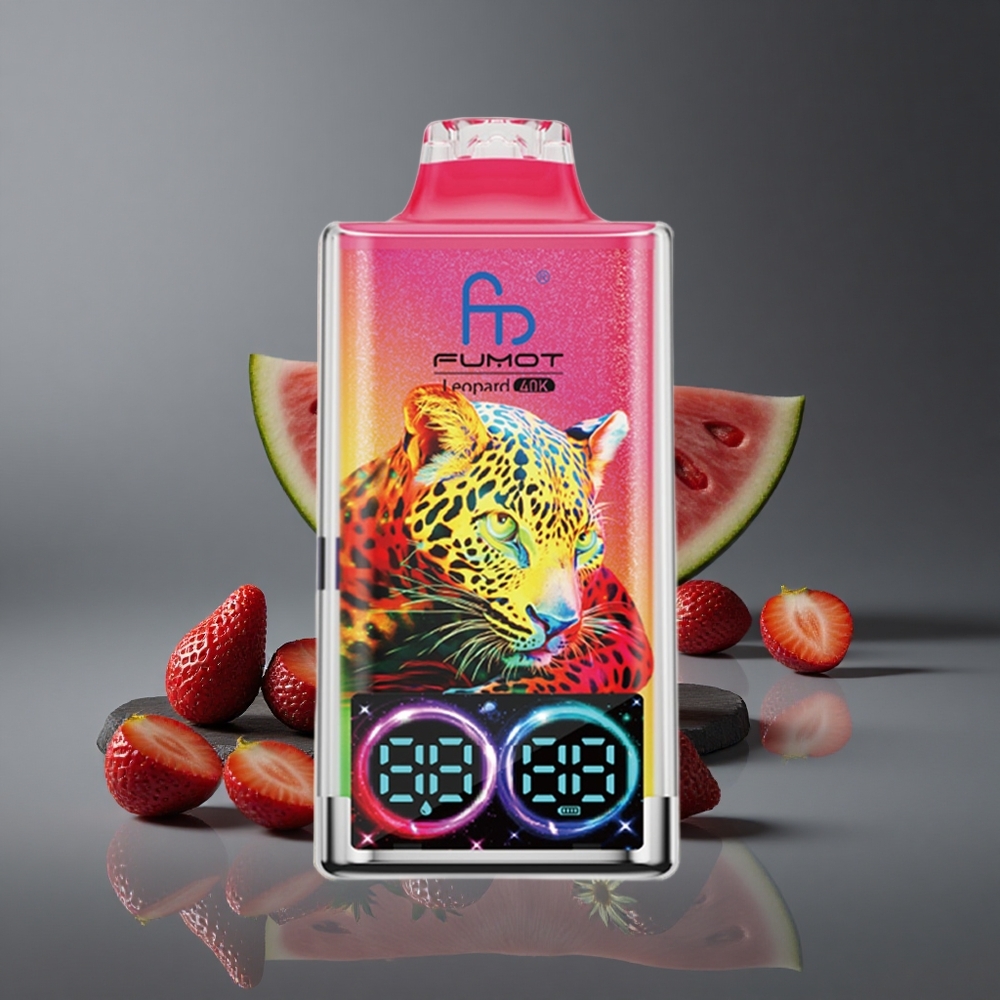 Fresa Sandía Fumot Leopard 40000 Puffs Batería 700mAh Dual Mesh Peru wholesale