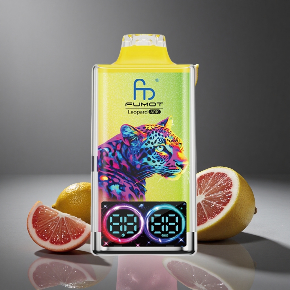 Limón Rosa Fumot Leopardo 40K Puffs 700mAh Batería Dual Malla Peru wholesale