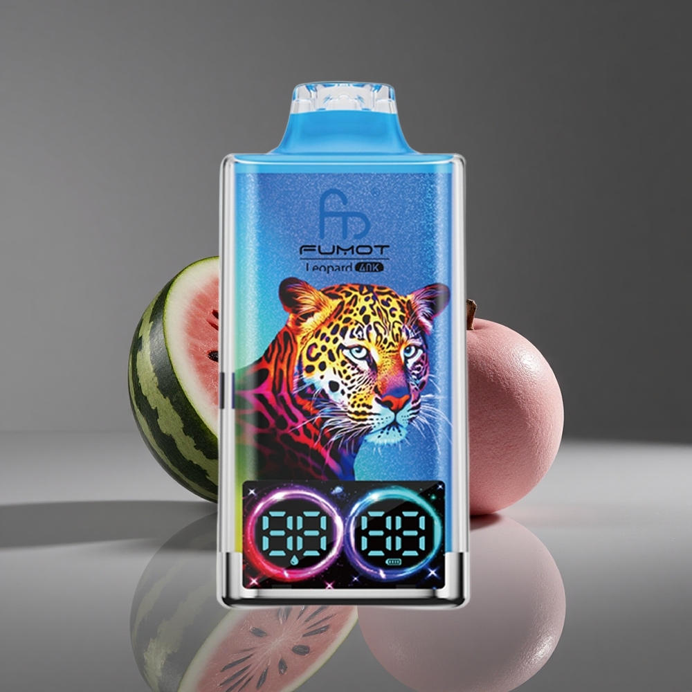 Sandía Chicle Fumot Leopard 40K Puffs Dual Malla Carga Tipo-C Peru wholesale