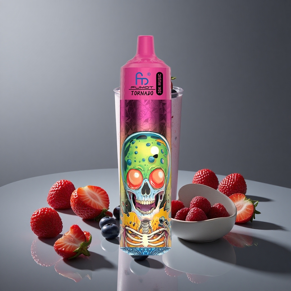 Arándano Fresa Frambuesa Helado Fumot RandM Tornado 30000 Puffs 30mL Capacidad Perú wholesale