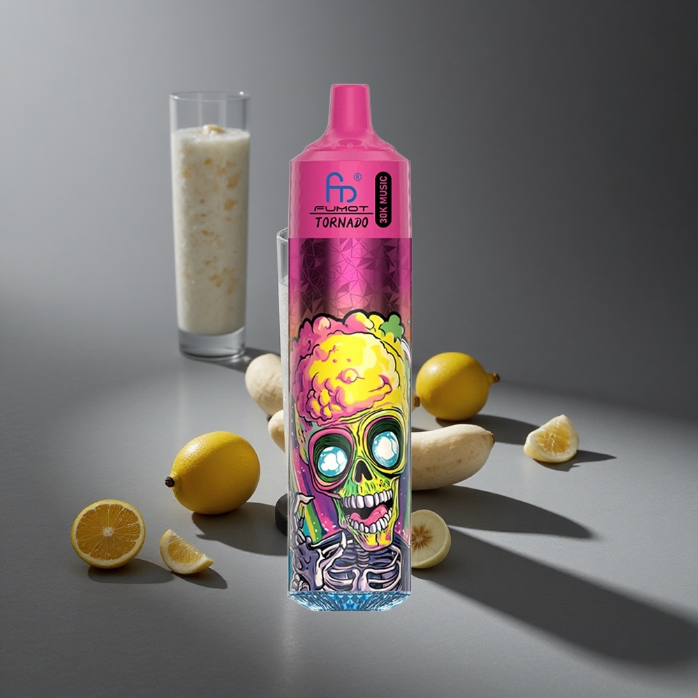 Banana Hielo Fumot RandM Tornado 30000 Puffs 30mL Capacidad Peru wholesale