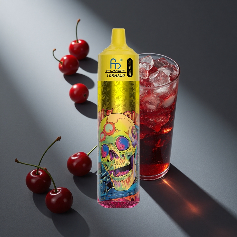 Cereza Coca Fumot RandM Tornado 30000 Puffs 30mL Capacidad de e-líquido 1.0 Ohm bobina de malla Peru wholesale