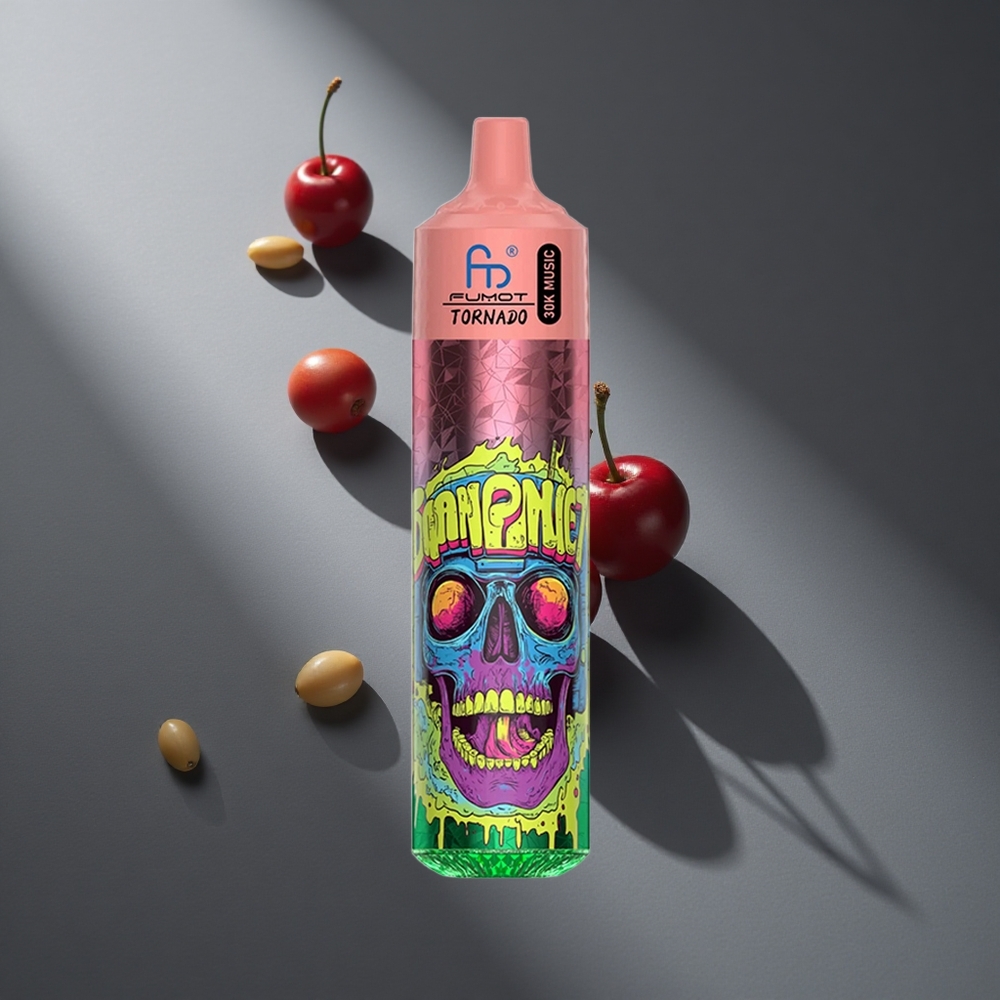 Triple Cereza Fumot RandM Tornado 30000 Puffs 30mL Capacidad de e-líquido 1.0 Ohm bobina de malla Peru wholesale