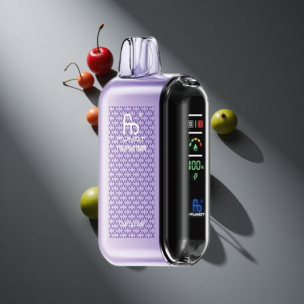 Cereza Lima Fumot Tornado 20000 Puffs 20ml Capacidad de E-líquido 850mAh Batería Recargable Peru wholesale