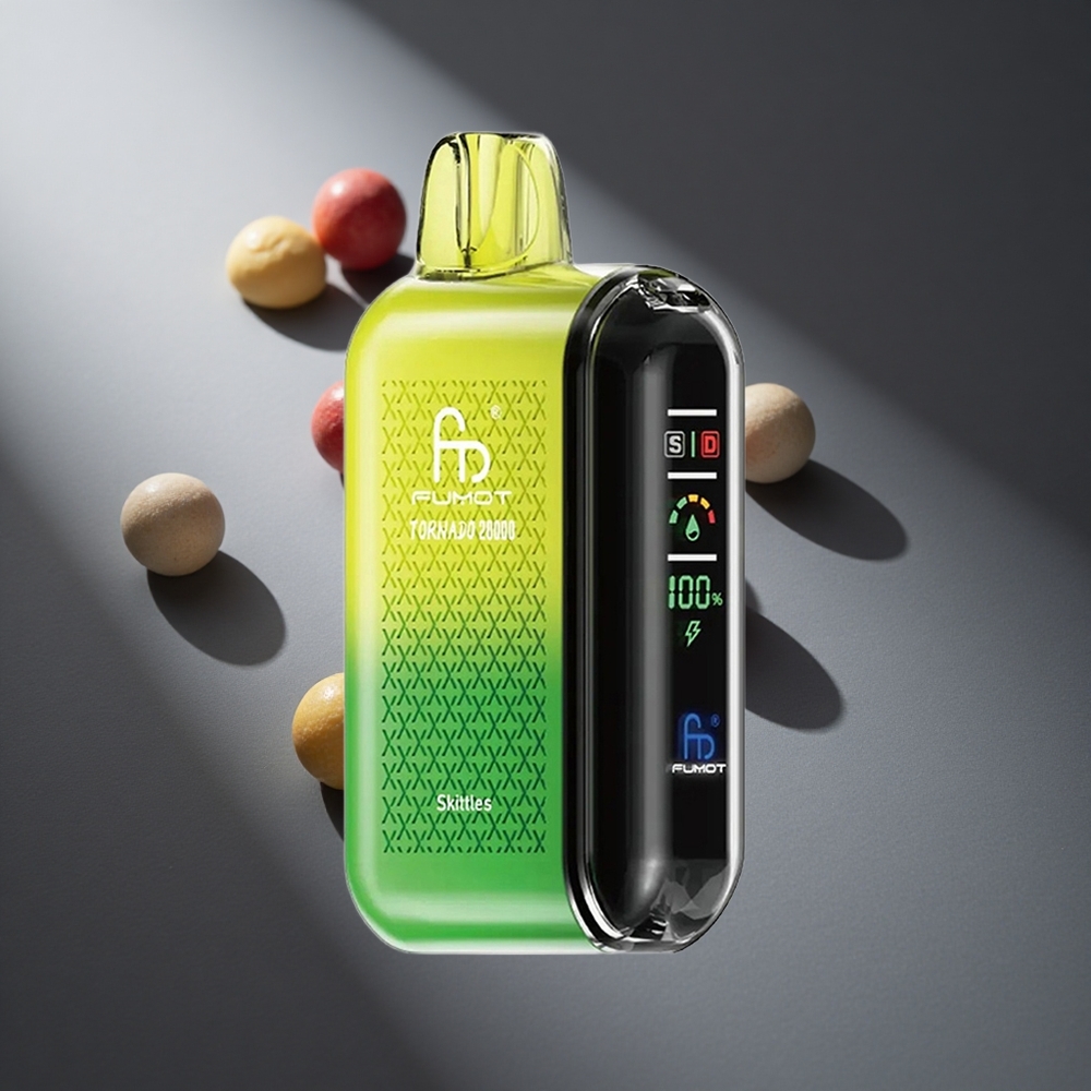 Combinación Skittles Fumot Tornado 20000 Puffs Batería Recargable 850mAh Peru wholesale