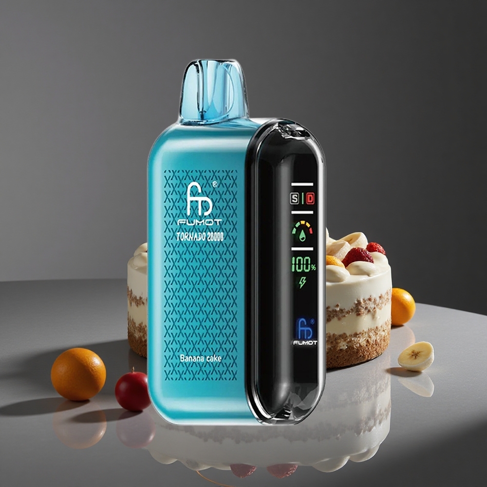 Pastel de Plátano Fumot Tornado 20000 Caladas Batería Recargable 850mAh Peru wholesale