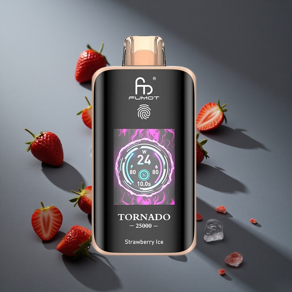 Fresa Helada Fumot Tornado 25000 Puffs Pantalla HD 20ml Perú wholesale