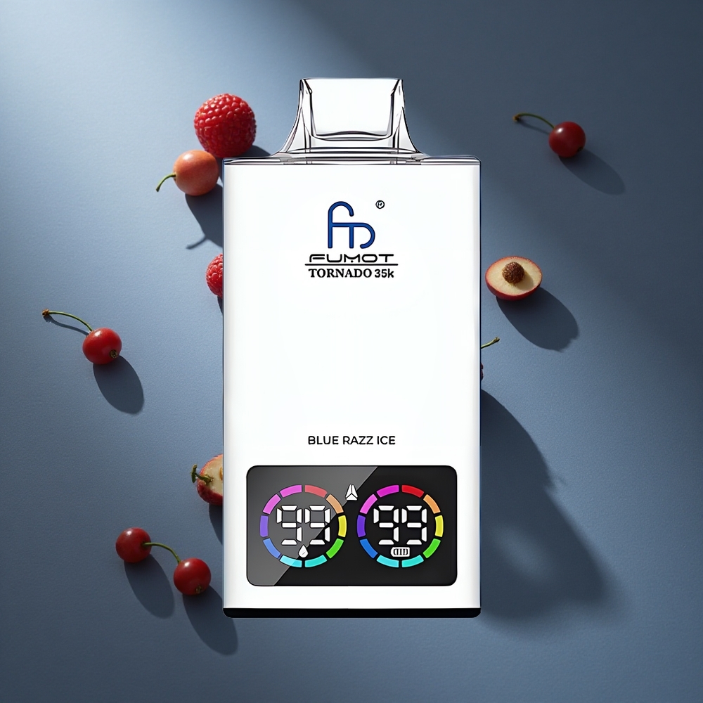 Azul Frambuesa Hielo Fumot Tornado 35000 Doble Bobina Mesh Luces RGB Variables Peru wholesale