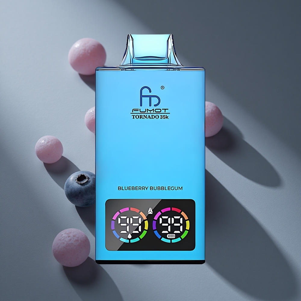 Combinación de Chicle de Arándano Fumot Tornado 35000 Caladas Batería de 700 MAH y Carga Rápida Peru wholesale