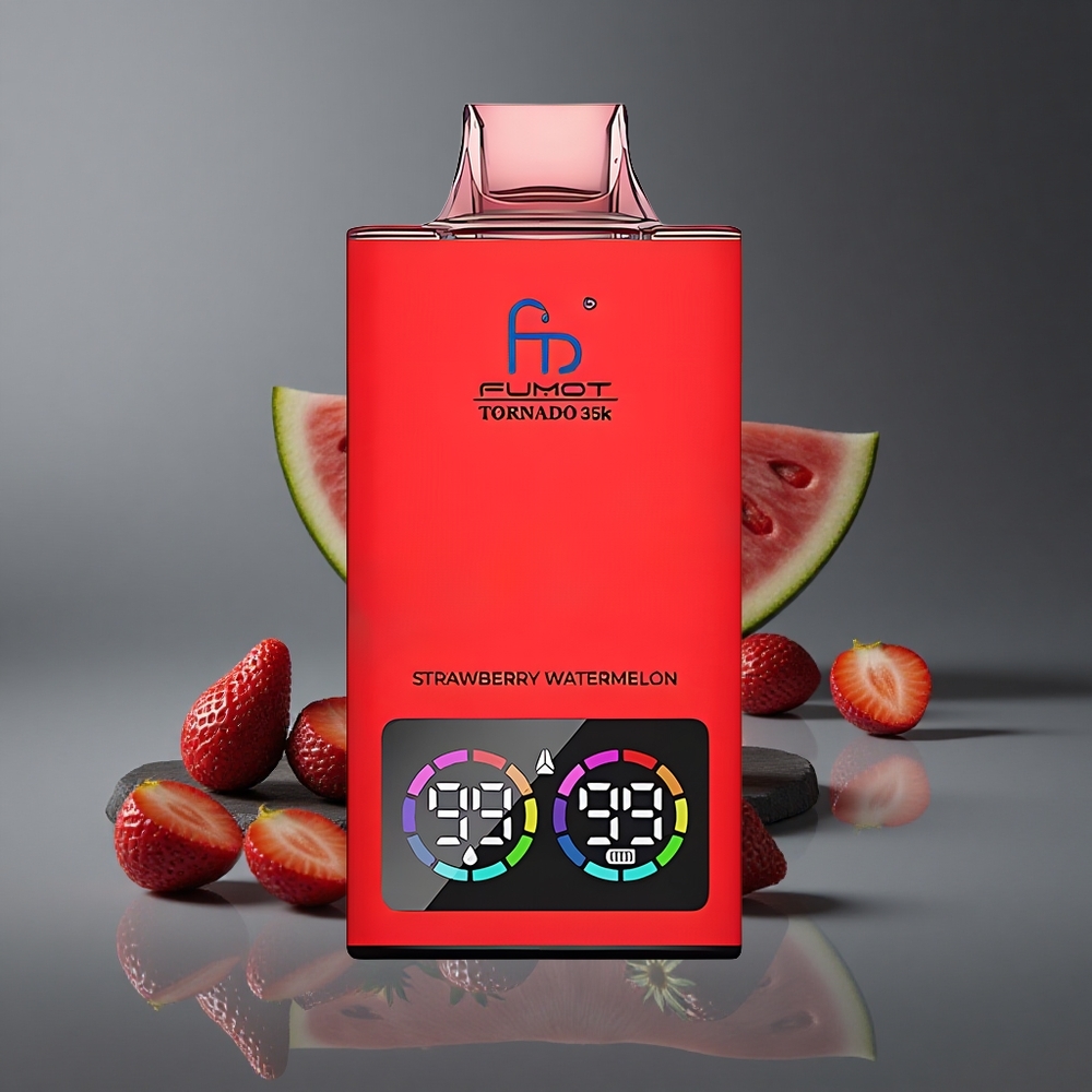 Fresa Sandía Fumot Tornado 35000 Doble Bobina Luz RGB Peru wholesale