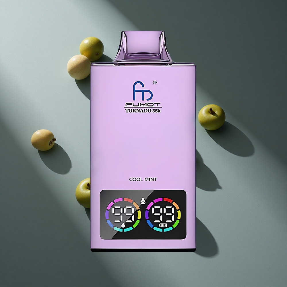 Menta Refrescante Fumot Tornado 35000 Doble Bobina Luz RGB Peru wholesale