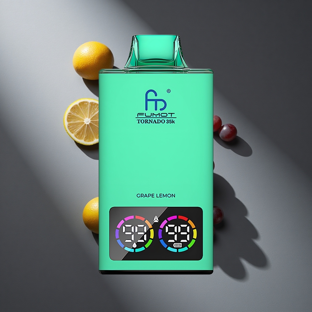 Uva Limón Fumot Tornado 35000 Doble Bobina RGB Peru wholesale