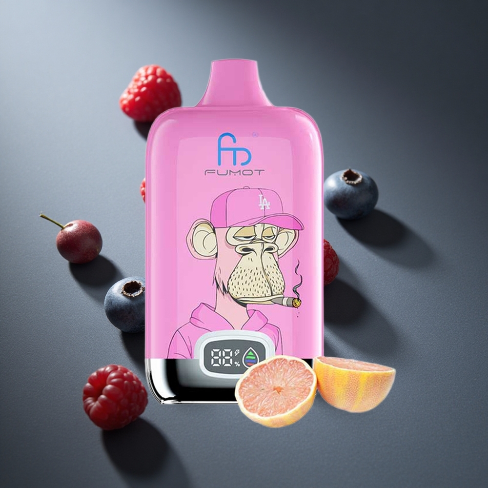 Arándano Frambuesa Fumot Tornado Digital Box 12000 Puffs 20ml Batería Recargable Peru wholesale