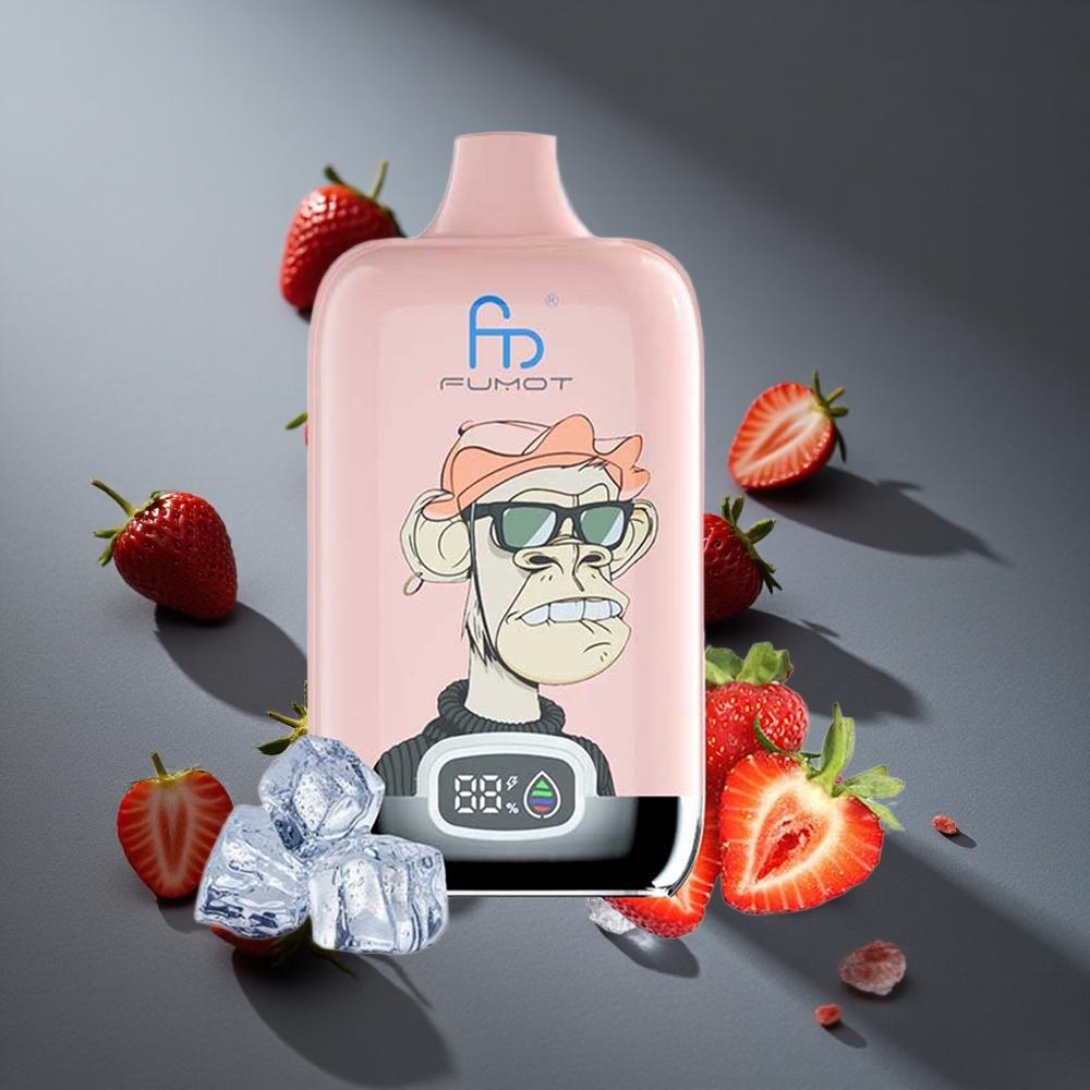 Fresa Helada Fumot Tornado Caja Digital 12000 Puffs 20ml Batería Recargable Peru wholesale