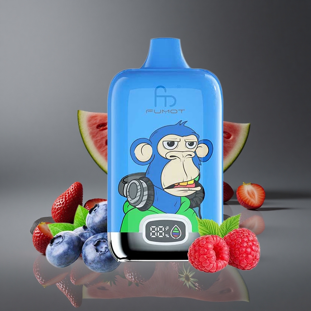 Fresa Sandía Fumot Tornado Digital Box 12000 Puffs Batería Recargable 550mAh Peru wholesale
