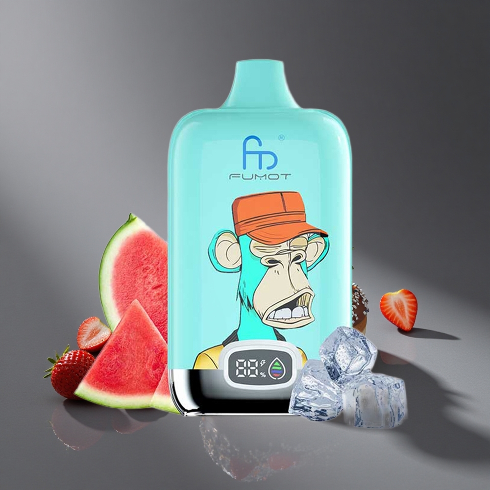 Rosquilla de Fresa Fumot Tornado Digital Box 12000 Puffs 20ml Batería Recargable Peru wholesale