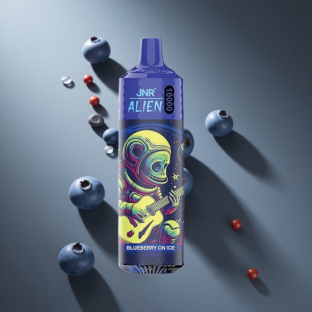 Arándano Azul En Hielo JNR Alien 10000 Puffs 850mAh Batería 20ml E-líquido Peru wholesale