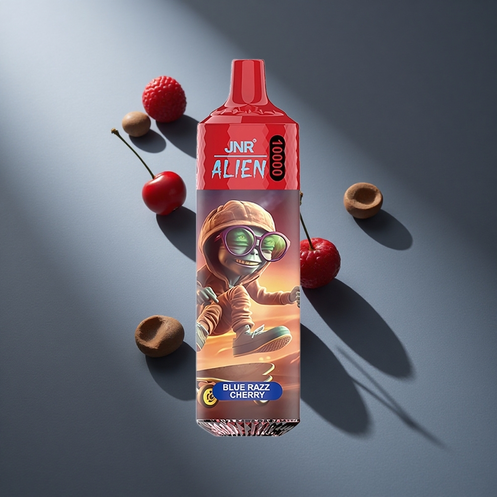 Cereza Frambuesa Azul JNR Alien 10000 Puffs 20ml E-líquido 850mAh Peru wholesale