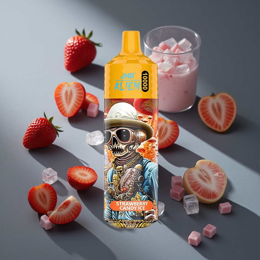 Fresa Caramelo Hielo JNR Alien 10000 Puffs 20ml E-líquido 850mAh Peru wholesale