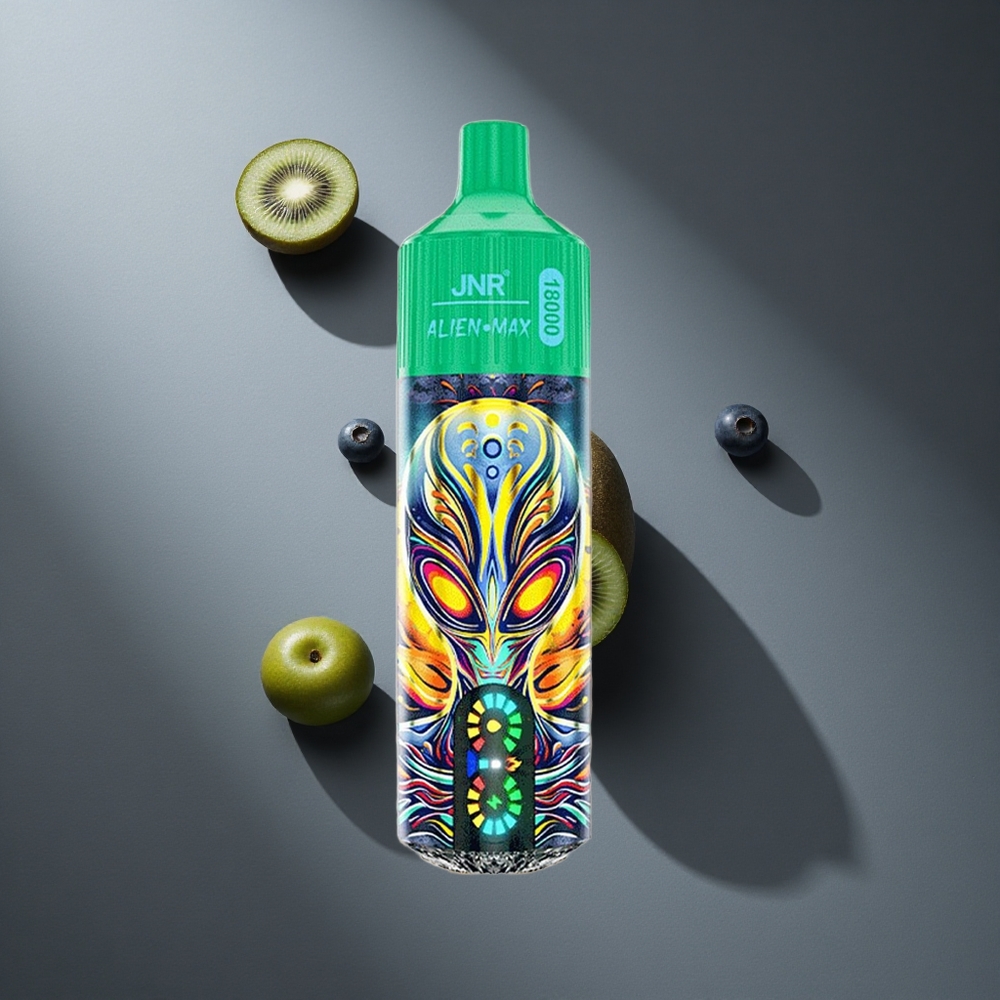 Arándano Kiwi JNR Alien Max 18000 Puffs Pantalla LED Inteligente Carga Rápida Type-C Peru wholesale