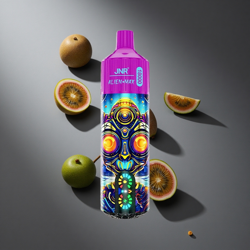 Kiwi Maracuyá Guayaba JNR Alien Max 18000 Puffs Pantalla LED Inteligente Carga Rápida Type-C Peru wholesale
