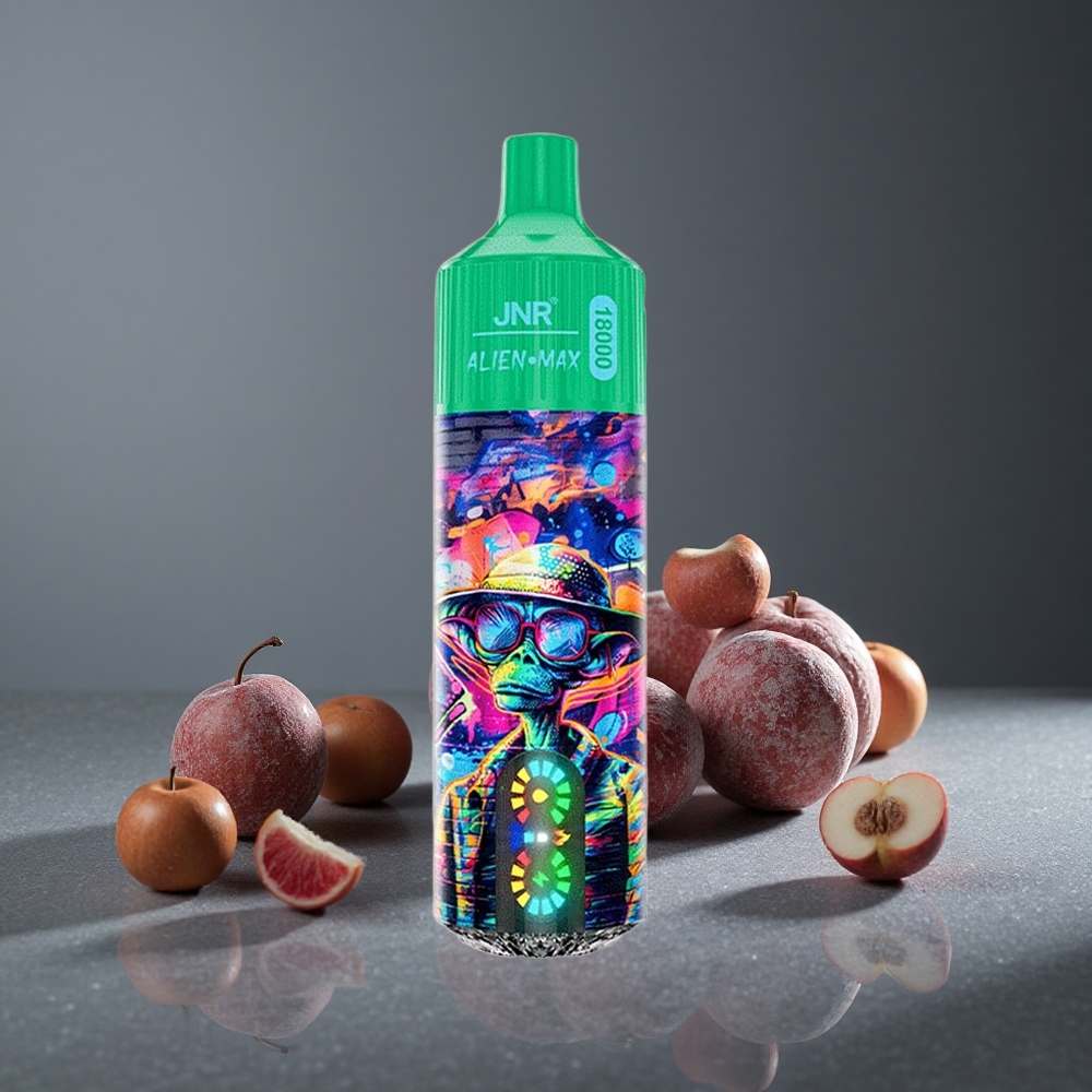 Manzana Congelada JNR Alien Max 18000 Puffs Pantalla LED Inteligente Carga Rápida Tipo-C Peru wholesale