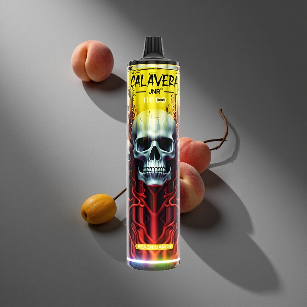 Durazno Mango JNR Calavera 11000 Puffs 21ml Capacidad de Líquido Tipo-C Puerto de Carga Peru wholesale