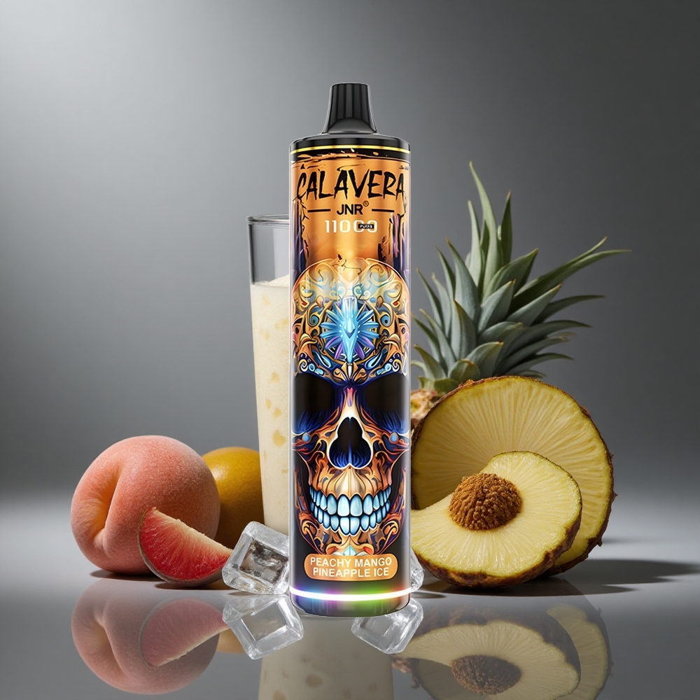 Durazno Mango Piña Hielo JNR Calavera 11000 Puffs 21ml Capacidad de E-Líquido 1.0ohm Bobina de Malla Peru wholesale