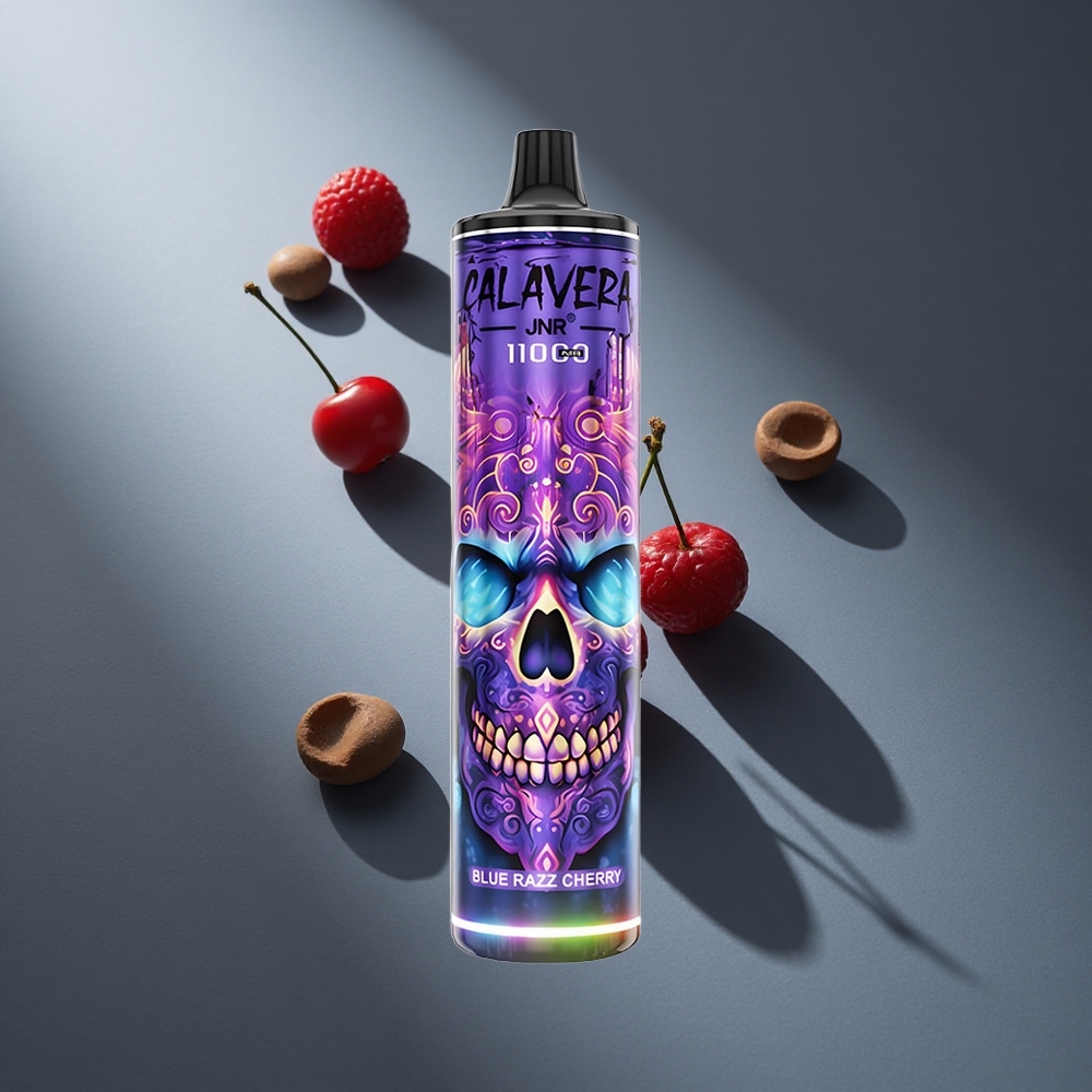 Frambuesa Azul Cereza JNR Calavera 11000 Puffs 21ml Capacidad de Líquido Peru wholesale