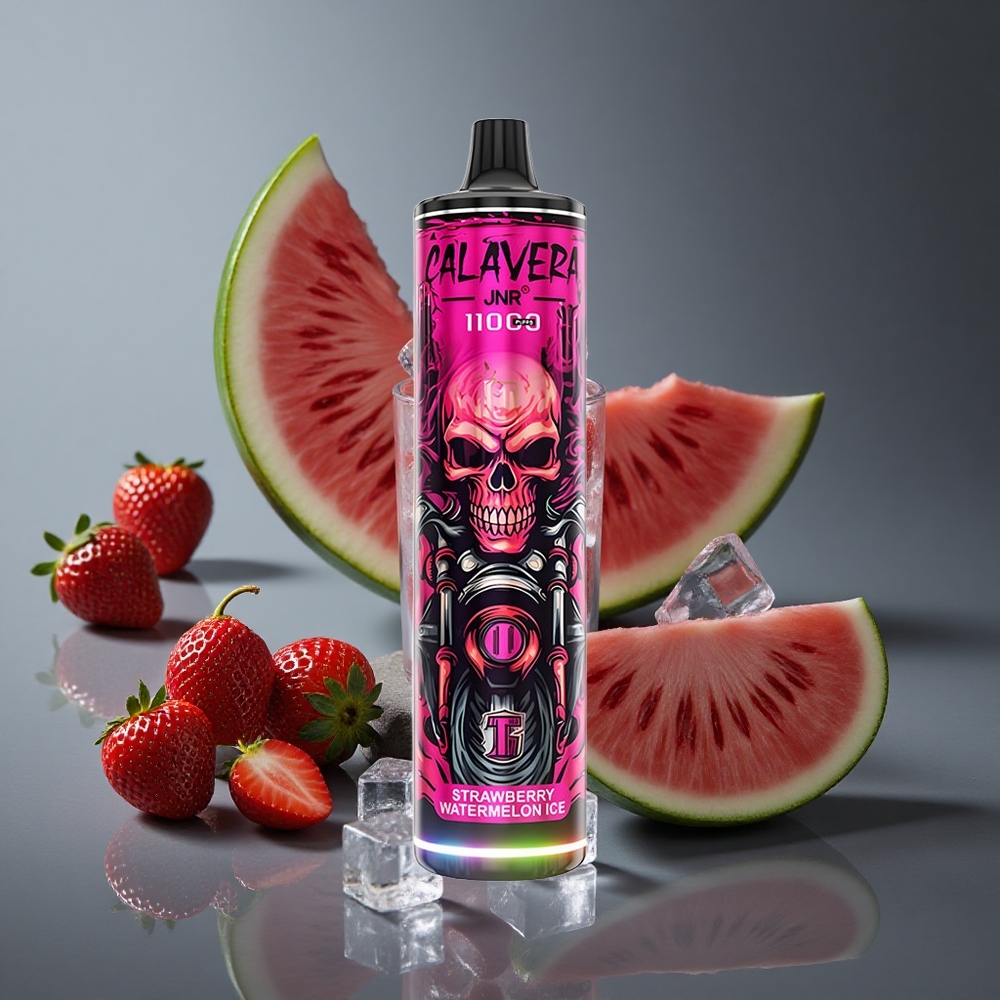 Fresa Sandía Hielo JNR Calavera 11000 Puffs 21ml Capacidad de Líquido Peru wholesale