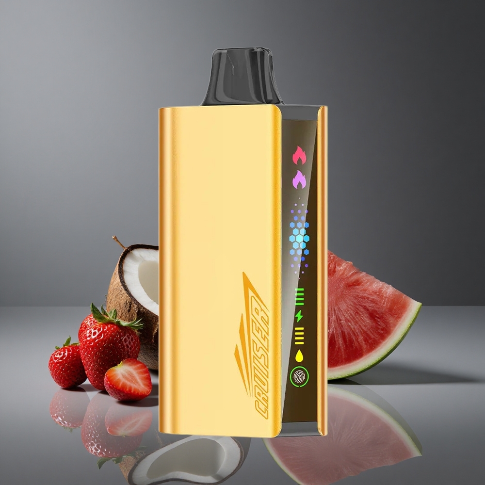 Fresa Coco Sandía JNR Cruiser 12000 Puffs Batería Integrada 3500 mAh Pantalla Animación Peru wholesale