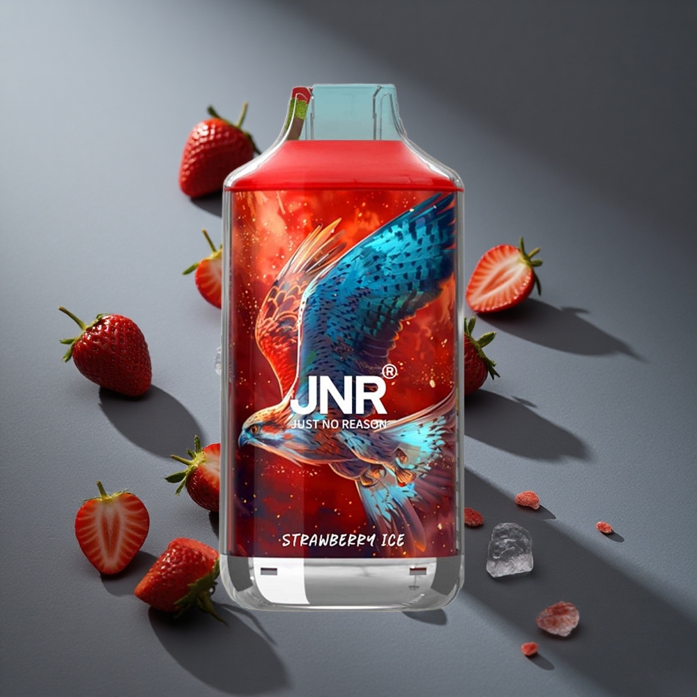 Fresa Helada JNR Falcon 16000 Puffs Pantalla LED Inteligente Tipo C Peru wholesale