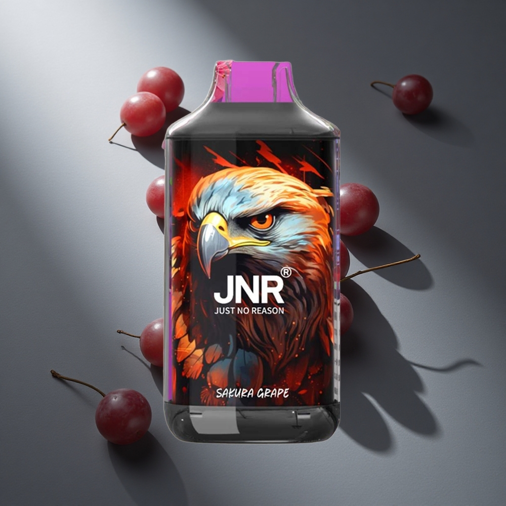 Uva Cereza JNR Falcon 16000 Puffs 22ml Pantalla LED Inteligente Peru wholesale