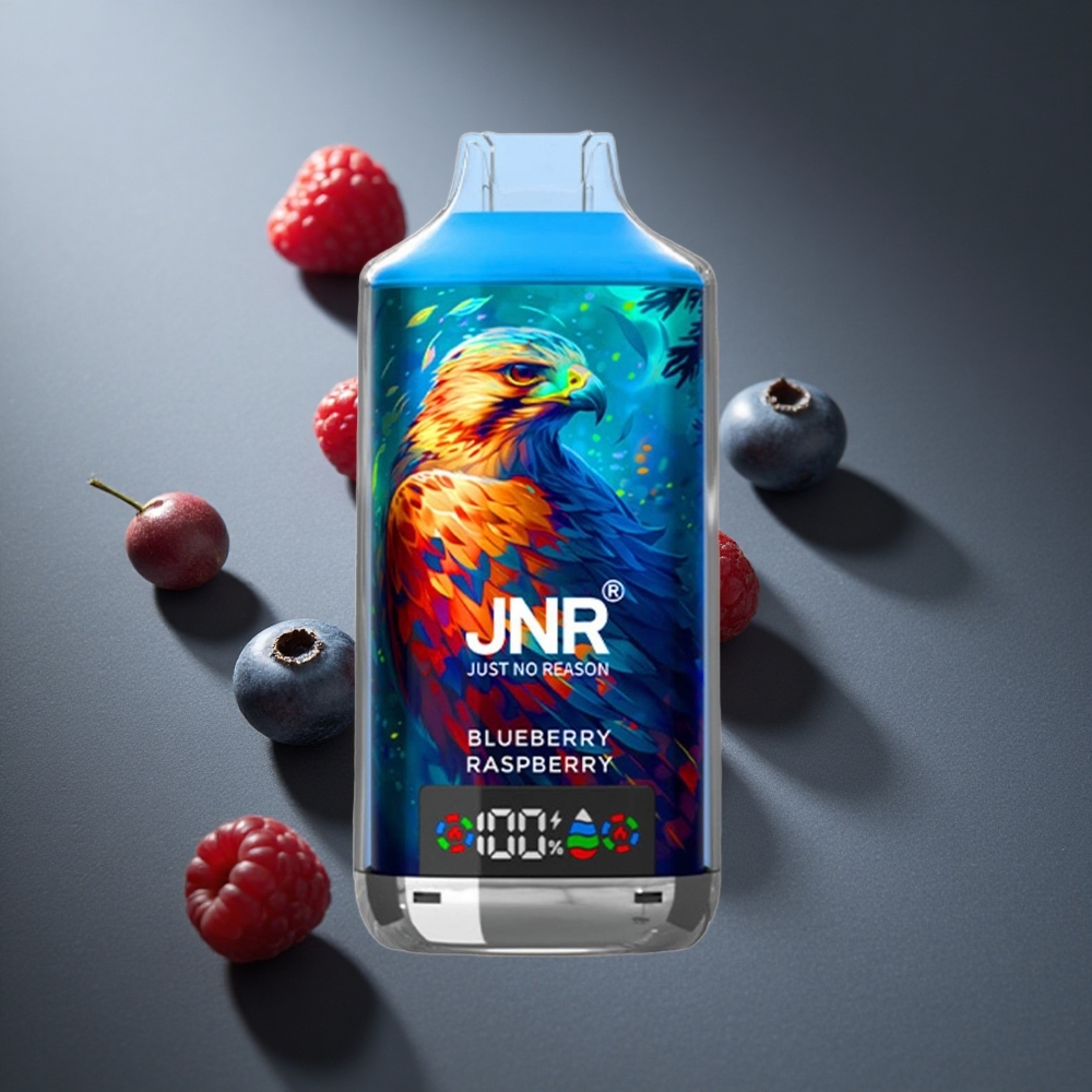 Arándano Frambuesa JNR Falcon X 18000 Puffs Pantalla Digital Tipo-C Carga Rápida Peru wholesale
