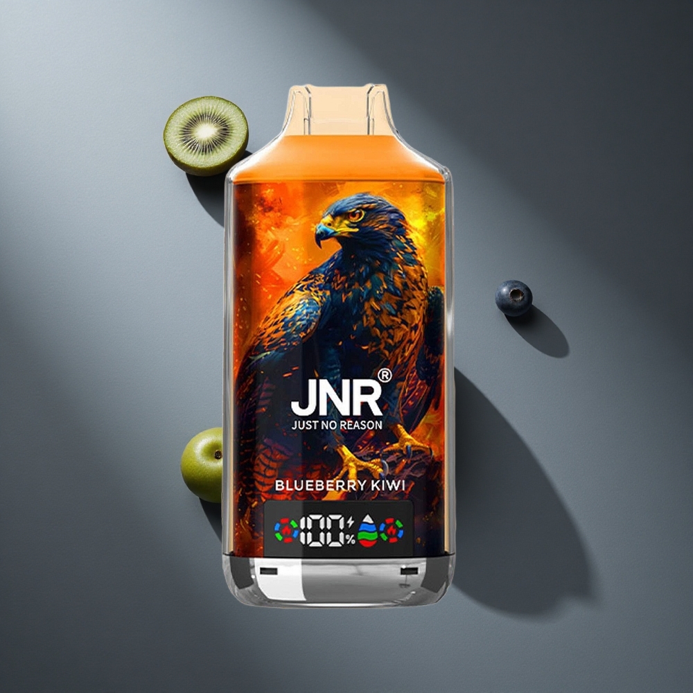 Arándano Kiwi JNR Falcon X 18000 Puffs Capacidad de la Batería 750mAh Tipo de Bobina Doble Malla Peru wholesale